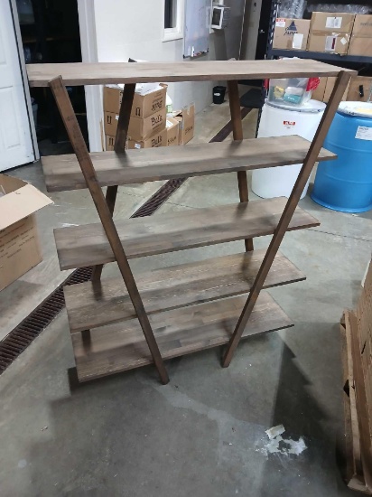 5 Tier Wood Shelf Unit. 45"14"56"h