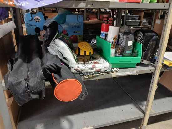 Shelf Lot of Various Items. See Photos
