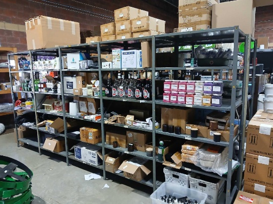 15ft 1"24"84"h Metal Shelving Unit.