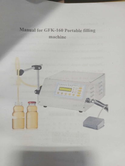 Portable Filling Machine.