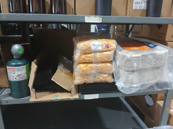Lot of Colman Propane. Fall Cuocake Decorations. Office Organizer. Fiber Clamshell Food Trays