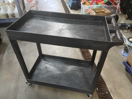 Luxor Plastic Work Cart. 32x18x34"h
