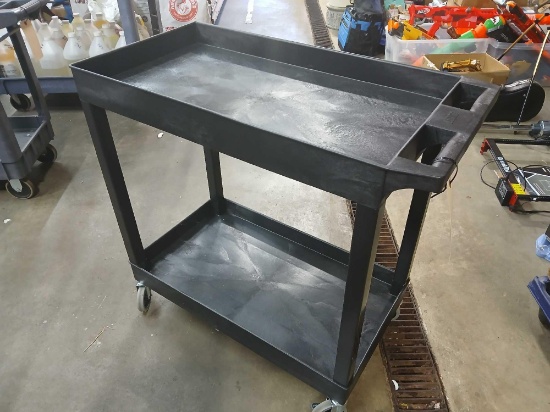 Luxor Plastic Work Cart. 32x18x34"h