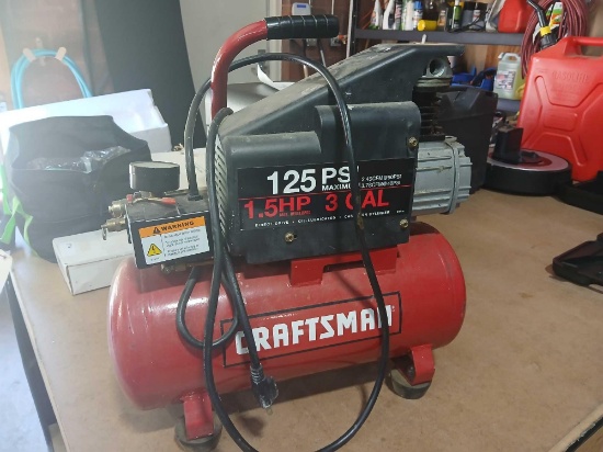 Craftsman 3gal Portable Electric Air Compressor