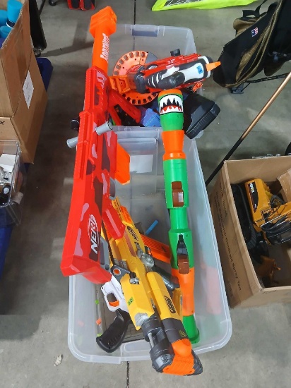 Lot of Various Nerf Toy Guns