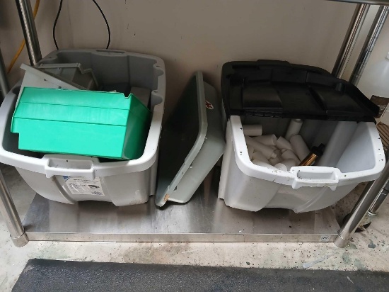 Lot of Various Plastic Storage Containers