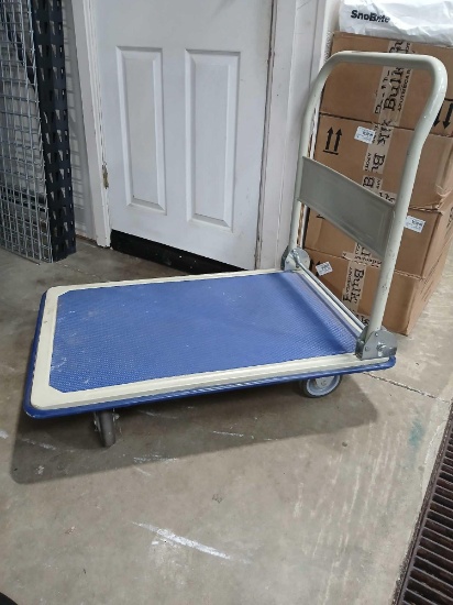 Uline 36x24" Platform Cart with Fold Down Handle.