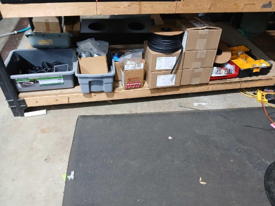 All Contents of Lower Work Bench Shelf.