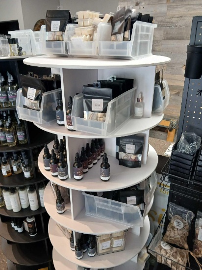 Contents of White Retail Shelf