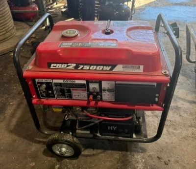 Gentron Pro 2 7500W Portable Generator Model GG7500