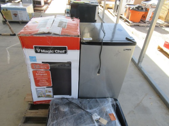 2 Magic Chef Mini Fridge, Stove Top