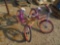 2 Pink Huffy Bikes