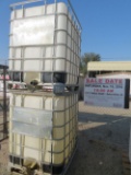 2 Poly Tanks in Metal Crates