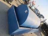 Blue Red Diesel Tank 500 Gal w Catch Tank