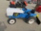 Blue Sm Tractor w 3 Pt Blade