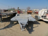 2 Axle Pull Flatbed Trailer w/Ramps