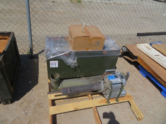 1 Heat Gun Crate of Stern Misc Parts