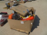 Box-Ridig Air Compressor, Wood Blinds, Table Saw, Misc