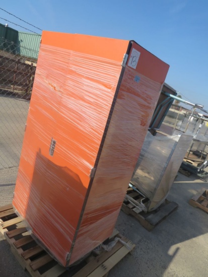 Orange Storage Cabinet