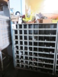 1 section bolt cabinet w contents