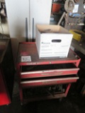 Stack on rolling tool box w/tools