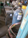 Welder cart w/torch,hose, oxygen tank