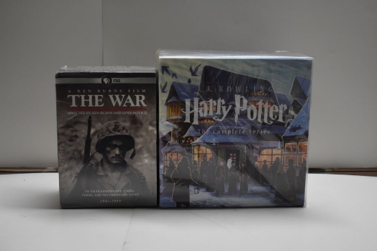 1 Harry Potter Books New, 1 The Vietnam DVD New