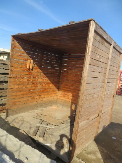 Wood Storage Crate