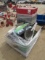 Tool box,sluice,gold pans,classifiers,vanity bars,hand tools,flor lights,misc