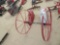 Axle w/2 steel wheels