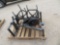 (2) Snap On rolling stools, (2) Rockler stands