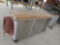 6' 12 drawer metal toolbox w/wooden top