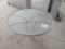 Glass patio table