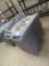 Portable plastic cart w/ dual s/s sink