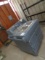Portable plastic cart w/ dual s/s sink