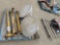 (2) flood lights, engine stand parts