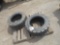 (2) tires 10 x 16.5 Bobcats