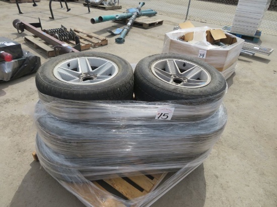 (6) tires (2) 225/60 R15, (4) misc sizes