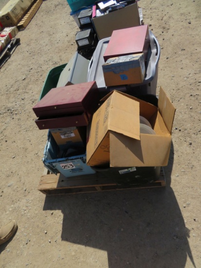 Silverware cases, elec box, speakers, jackets