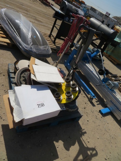(2) floor machines w/ attachments