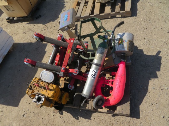 Vevor rollers, scale, oxygen tank