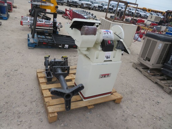 Jet beltsander/disc grinder