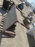 Table, (2) enclosed reflectors