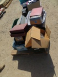 Silverware cases, elec box, speakers, jackets