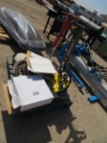 (2) floor machines w/ attachments