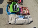 12 person tent, spark plugs, misc
