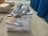Yamaha kids bike, glass tiles, heater parts, spot light, ryobi router, misc tools