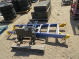 10' Werner ladder podium, hand truck