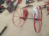 Axle w/2 steel wheels