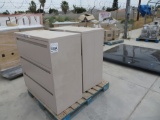 (2) 3 drawer file cabinets